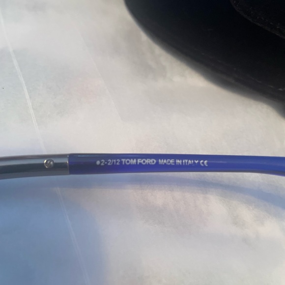 Tom Ford Whitney Royal Blue and Silver Sunglasses - Picture 8 of 9